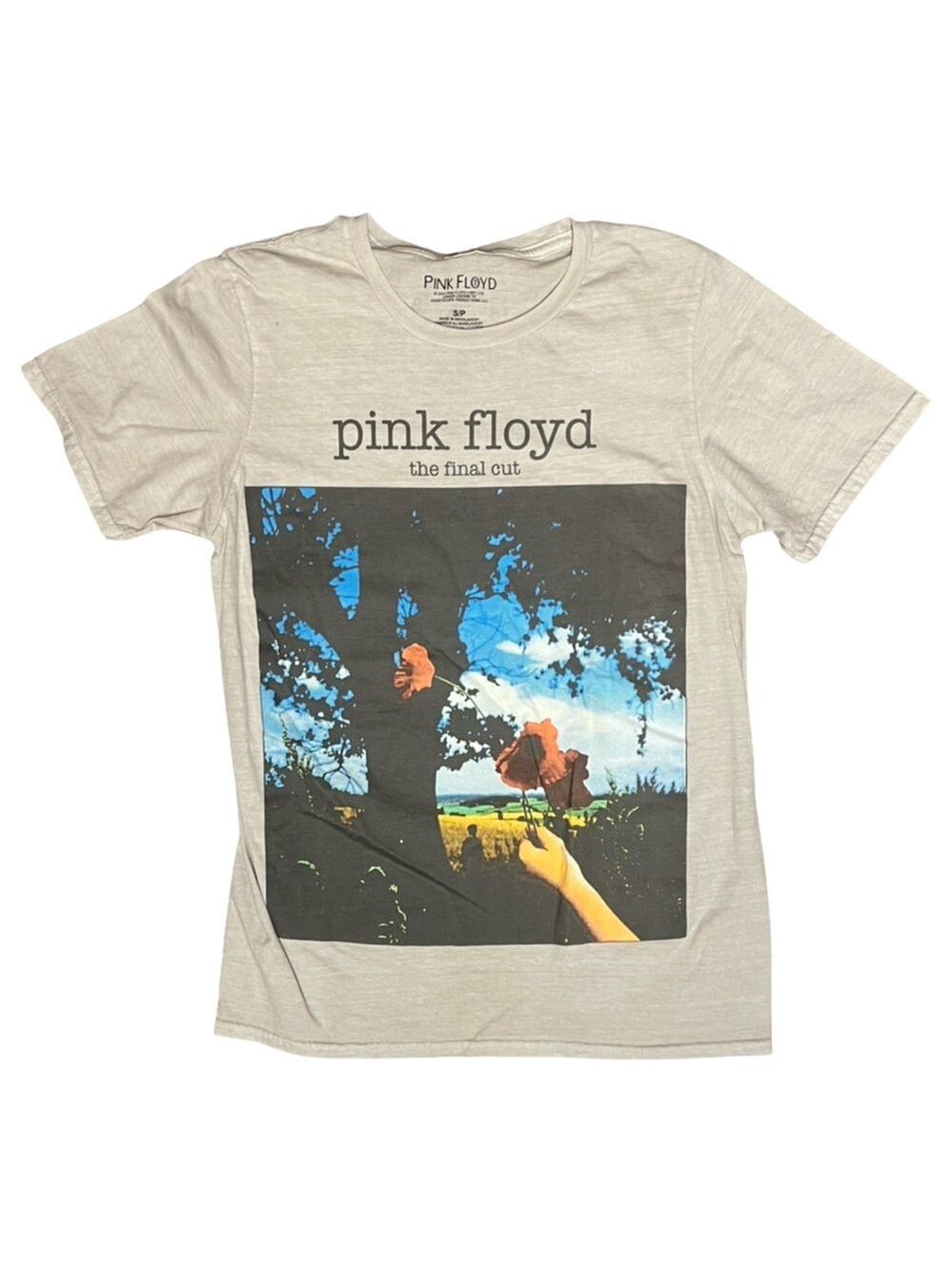 NWT $34 Pink Floyd Grey Graphic Tee - 100% Cotton